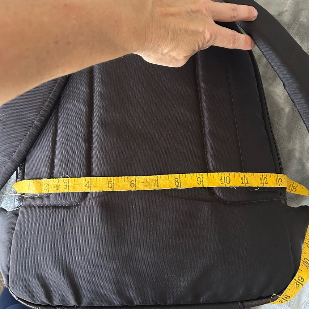 Brown Leather Backpack - Picture 6 of 7